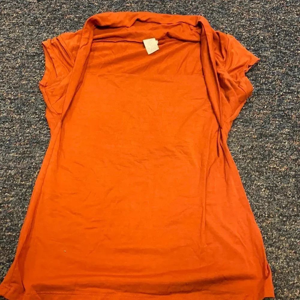 Poetry Burnt Orange Top sz. L